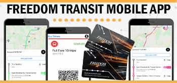 Freedom Transit mobile app - Public Transit Planning and passes at your fingertips!