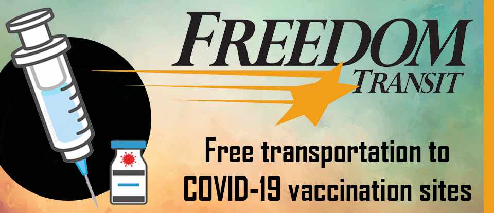 Free transportation to COVID-19 vaccination appointment in Washington County, PA